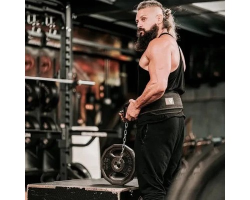 Обважнювач RDX Пояс з ланцюгом T7 Pro Dipping Belt 2 Layer неопреновий Black (WDB-T7B)