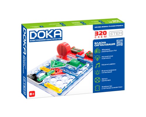 Конструктор DOKA електронний 320 схем (D70707)