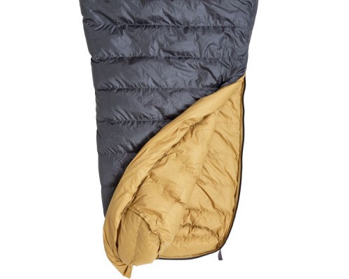 Спальний мішок Turbat Nox пуховий 400 grey/cheddar orange 195 см (012.005.0393)