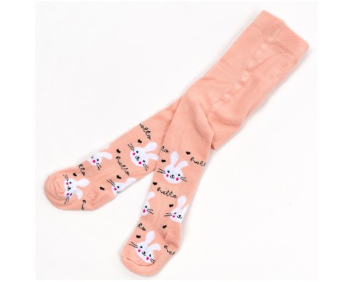 Колготки дитячі Bross із зайчиком (17573-0-6G-peach)
