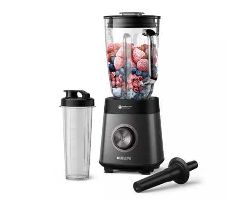 Блендер Philips стаціонарний Series 5000, 1200Вт, чаша-2000мл, скло, склянка в ко (HR3041/00)