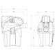 Пилосос будівельний Metabo акумуляторний AS 18 HEPA PC COMPACT, 18V, 6л, 2100л/хв, 3.8кг (без АКБ та ЗП) (602029850)