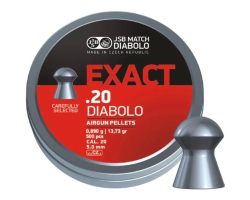 Пульки JSB Diabolo Exact 5,1 мм 0.89 г (500 шт/уп) (546220-500)