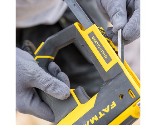 Степлер будівельний Stanley електричний Fatmax Multi-Tacker, 5 в 1, скобы G, Н, СТ, гвозди и шпильки 18 GA. (FMHT6-75934)