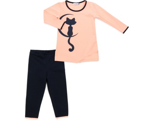 Піжама дитяча Matilda з котиком (13230-2-104G-peach)