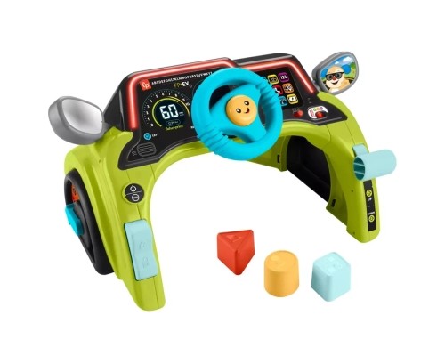 Розвиваюча іграшка Fisher-Price Інтерактивне кермо Маленький водій з технологією Smart Stage (HTW88) Розвиваюча іграшка Fisher-Price Інтерактивне кермо Маленький водій з технологією Smart Stage (HTW88)