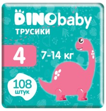 Підгузки Dino Baby трусики Розмір 4 (7-14кг) 36 шт х 3 пачки (2000998941130)