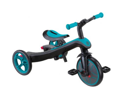 Дитячий велосипед Globber Explorer Trike 4 в 1, бірюзовий (634-105)