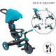Дитячий велосипед Globber Explorer Trike 4 в 1, бірюзовий (634-105)