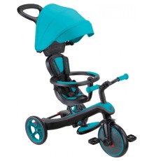 Дитячий велосипед Globber Explorer Trike 4 в 1, бірюзовий (634-105)