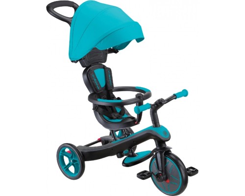Дитячий велосипед Globber Explorer Trike 4 в 1, бірюзовий (634-105)