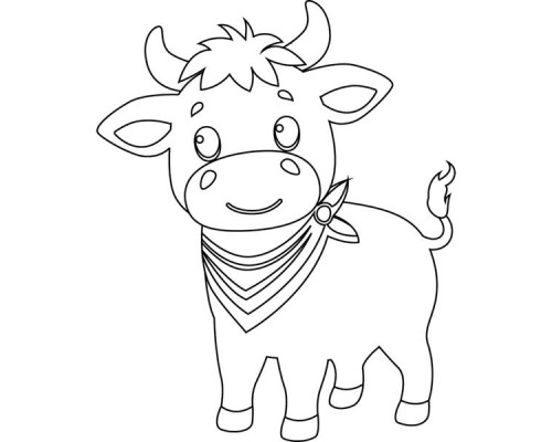 Картина по номерам ArtCraft Бичок 25х30 см (15108-AC)