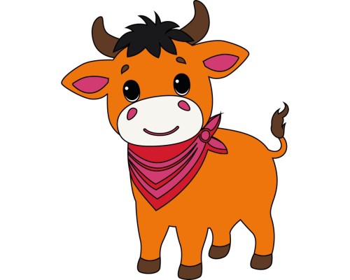 Картина по номерам ArtCraft Бичок 25х30 см (15108-AC)