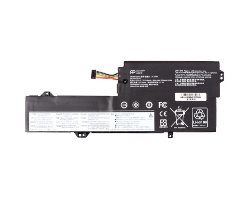 Акумулятор до ноутбука LENOVO Ideapad Yoga 720-12IKB (L17L3P61) 11.52V 3166mAh PowerPlant (NB482535)