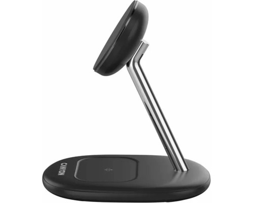 Зарядний пристрій Canyon wireless charger WCS-205 15W Qi2 2in1 w/o adapter Black (CNS-WCS205BW/A)
