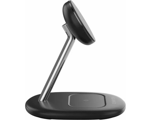 Зарядний пристрій Canyon wireless charger WCS-205 15W Qi2 2in1 w/o adapter Black (CNS-WCS205BW/A)