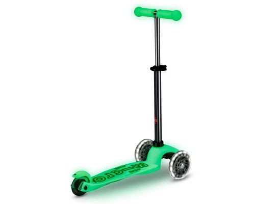 Самокат Micro Mini Deluxe Glow LED Крижаний лайм (MMD216)