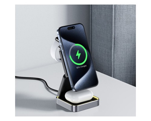 Зарядний пристрій Acefast Wireless QI 3in1 15W E20 (6974316283478)