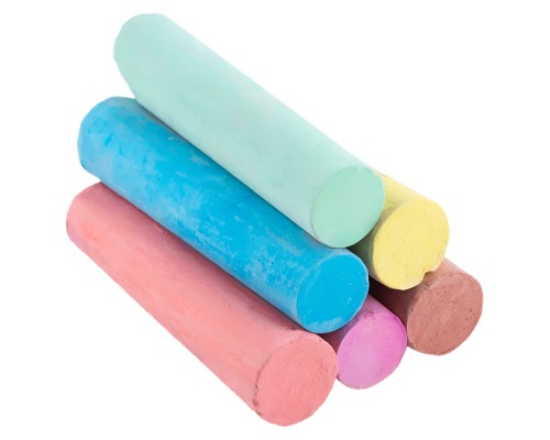 Крейда Kite кольорова Jumbo Classic, 6 кольорів (K-073)
