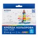 Крейда Kite кольорова Jumbo Classic, 6 кольорів (K-073)