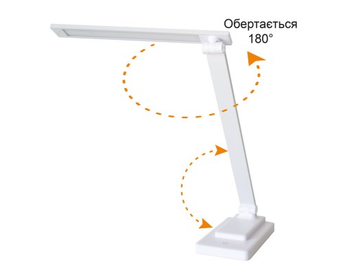 Настільна лампа Євросвітло LED Ridy-10-2 10 Вт біла