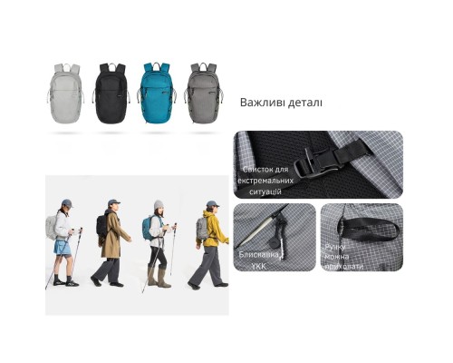 Рюкзак туристичний Naturehike CNK2450XB023, 20 л, синій (6927595792834)