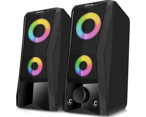 Акустична система REAL-EL S-107 USB Black (EL121100017)