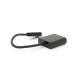 Перехідник HDMI M to VGA F 0.1m 4K/2K black Voltronic (YT-C-HDMI(M)/VGA(F)-B)