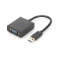 Перехідник USB 3.0 AM to VGA F 0.15m Full HD Digitus (DA-70840)