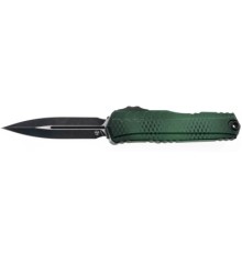 Ніж Microtech Cypher II D/E Black Blade X-51 Handle Green (1242-1GRX51S)