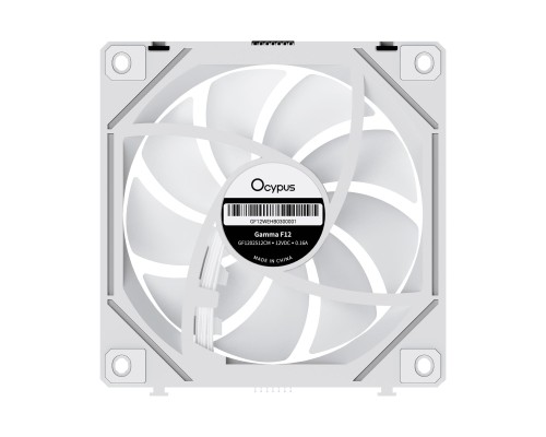 Кулер до корпусу OCYPUS GAMMA F12 UNI WH ARG (GAMMA-F12-WH3AM01U-GL)