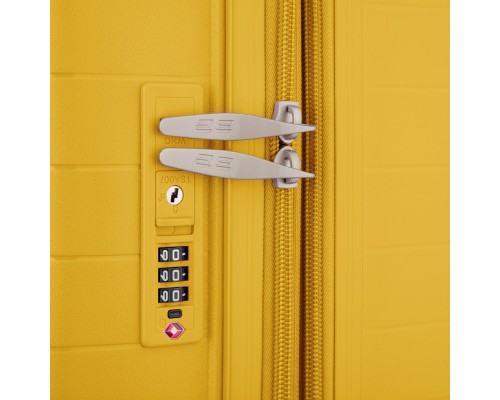 Набір валіз 2E Aero (L+M+S), бурштиново-жовті (2E-SPP-AERO-SET3-AY)