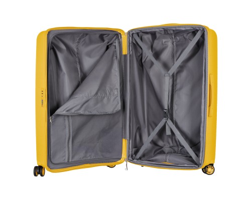 Набір валіз 2E Aero (L+M+S), бурштиново-жовті (2E-SPP-AERO-SET3-AY)