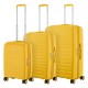 Набір валіз 2E Aero (L+M+S), бурштиново-жовті (2E-SPP-AERO-SET3-AY)