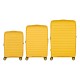 Набір валіз 2E Aero (L+M+S), бурштиново-жовті (2E-SPP-AERO-SET3-AY)