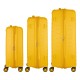 Набір валіз 2E Aero (L+M+S), бурштиново-жовті (2E-SPP-AERO-SET3-AY)