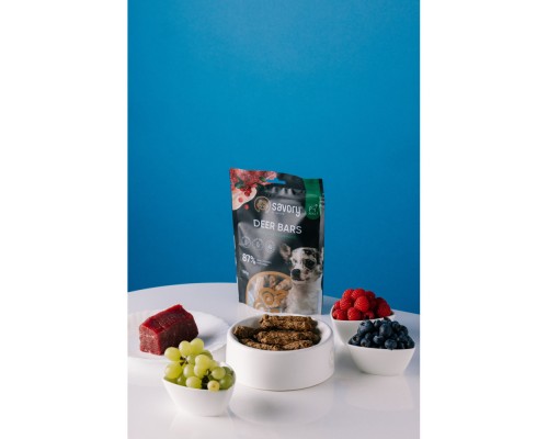Ласощі для собак Savory Bars With Venison 100 г (4820261921120)
