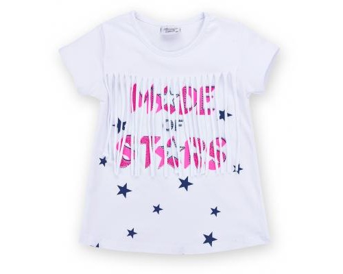 Набір дитячого одягу Breeze футболка із зірочками з шортами (9036-98G-white)