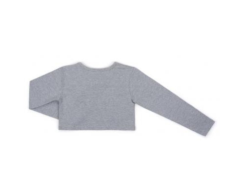 Болеро дитяче Breeze з квіткою (6712-164G-gray)