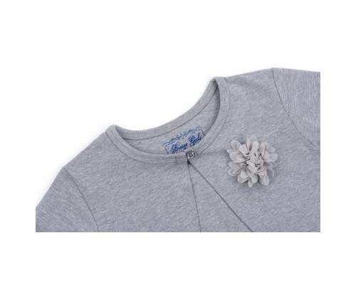 Болеро дитяче Breeze з квіткою (6712-164G-gray)