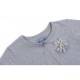 Болеро дитяче Breeze з квіткою (6712-164G-gray)