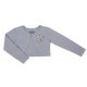 Болеро дитяче Breeze з квіткою (6712-164G-gray)