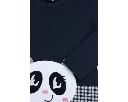Плаття дитяче Breeze з пандою (10565-98G-blue)