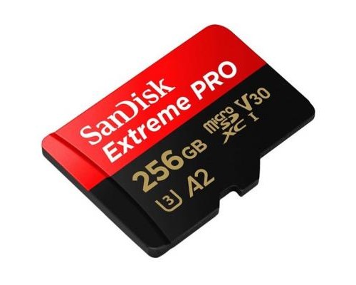 Карта пам'яті SanDisk 256GB microSDXC class 10 V30 UHS-I U3 Extreme Pro (SDSQXCZ-256G-GN6MA)