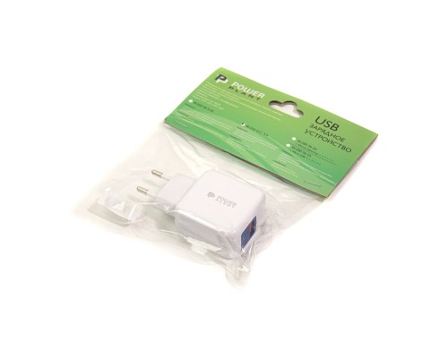 Зарядний пристрій PowerPlant W-250 USB QC 3.0: 220V, 3A (SC230013)