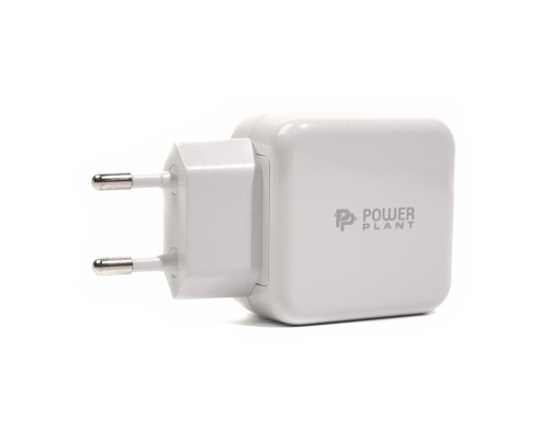Зарядний пристрій PowerPlant W-250 USB QC 3.0: 220V, 3A (SC230013)