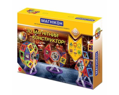 Конструктор Магнікон 46 деталей (MK-46)