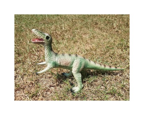 Фігурка Lanka Novelties динозавр Велоцираптор, сірий, 32 см (21224)