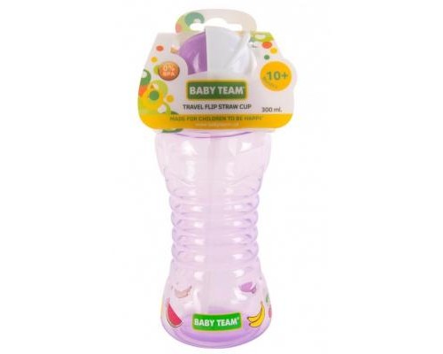 Поїльник-непроливайка Baby Team 300 мл (5005_фіолетовий)