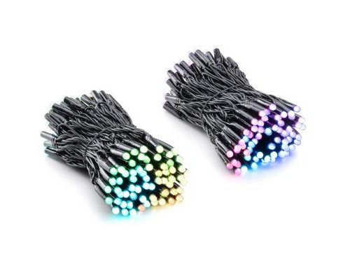 Гірлянда Twinkly Smart LED Pro Strings RGBW 250, одинарна лінія, AWG22, IP65, (TWP-S-CA-1X250SPP-B)